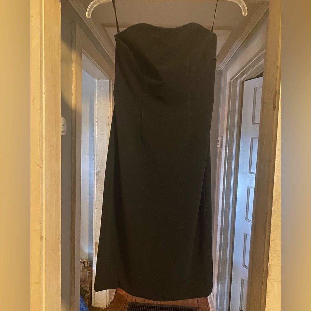 Black Strapless Dress
